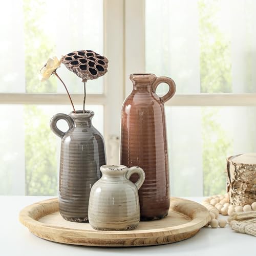 Ceramic Vases Set of 3 (3 Count)