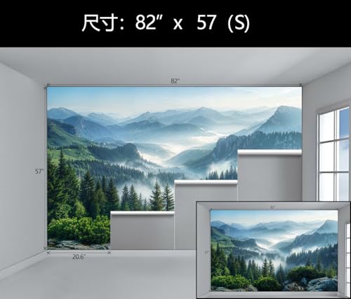 Misty Pine Forest Wall Paper Mural Peel and Stick for Living Room