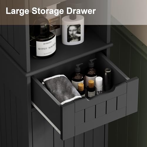 67" Tall Bathroom Storage Cabinet