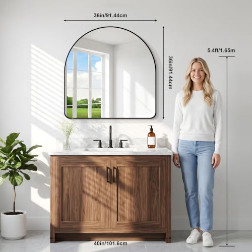 Arched Bathroom Vanity Mirror