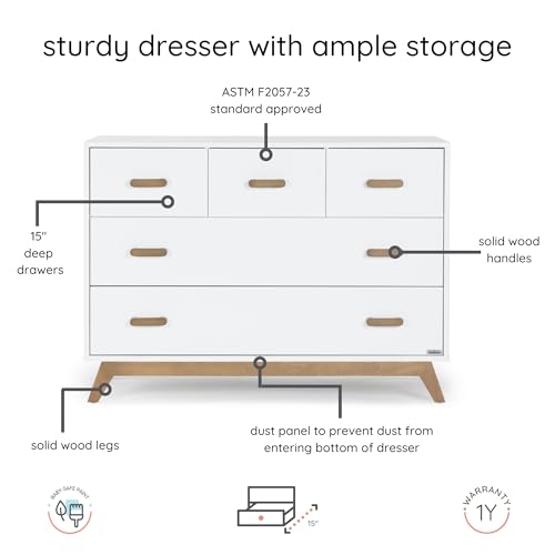 Soho 5 Drawer Dresser for Nursery