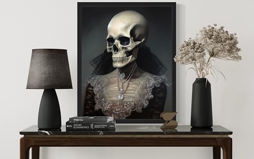 Female Skull Poster Art Print