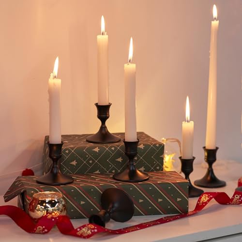 Black Taper Candle Holder (6 Count)