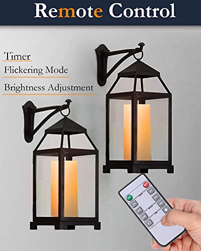 Real Wax Flickering Flameless Candles Battery Operated (2 Count)