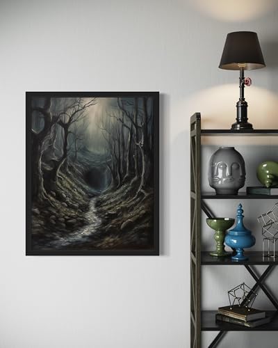 Dark Tunnel Poster Art Print
