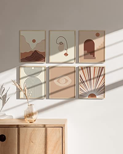 Beige Oak Wood 8x10 Picture Frame (6 Count)