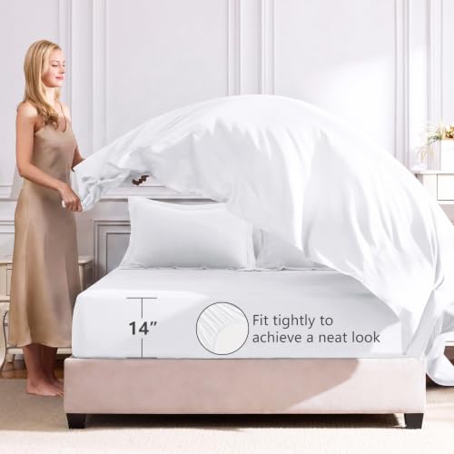 Queen Comforter Set 88"x88" White