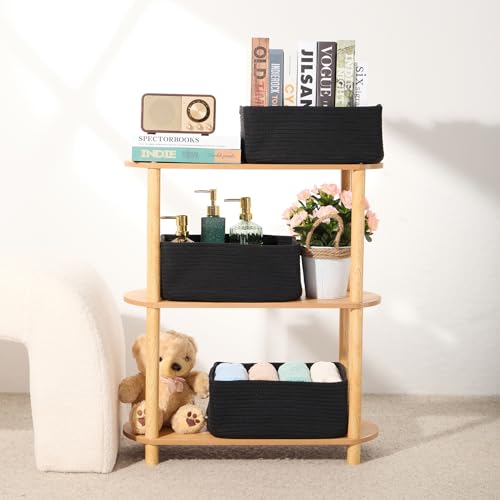 Small Storage Baskets for Organizing (4 Count)