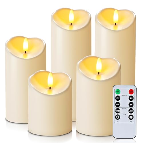 Outdoor Waterproof Flameless Candles (5 Count)