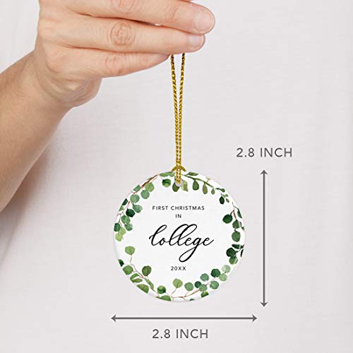 Custom Year Round Ceramic Porcelain Christmas Tree Ornament Keepsake Collectible Gift