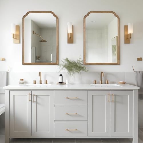 Wood Bathroom Mirrors for Wall Mounted