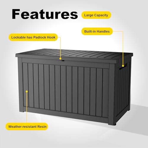 260 Gallon Outdoor Deck Box
