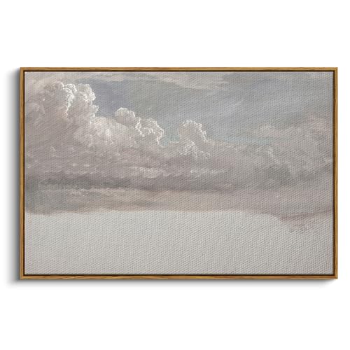 Framed Canvas Wall Art Vintage Decor