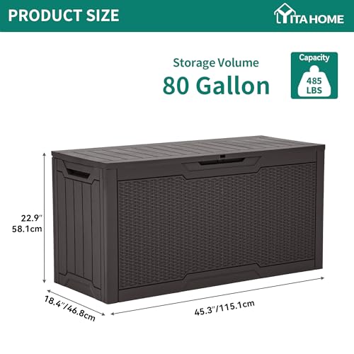 80 Gallon Outdoor Storage Box