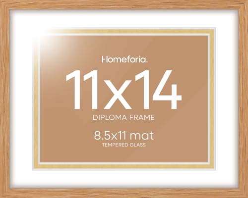 11x14 Natural Oak Diploma Frame (2 Count)