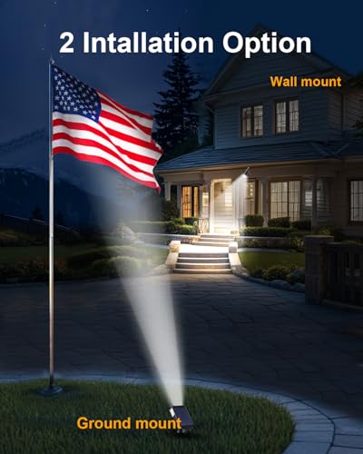 6 Pack Solar Spot Lights Outdoor Waterproof (6 Count)