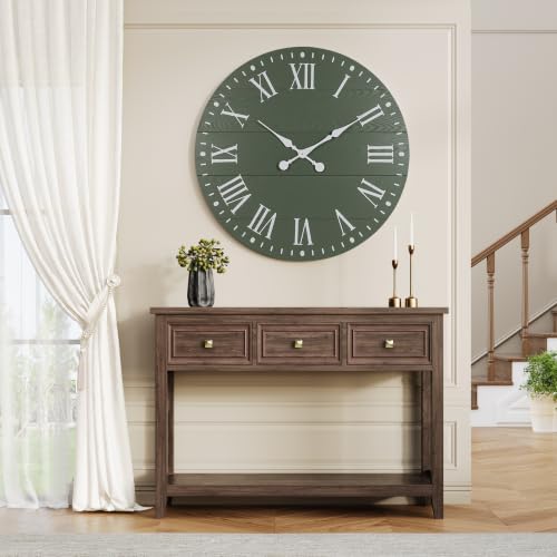 Large Wall Clock with Roman Numeral