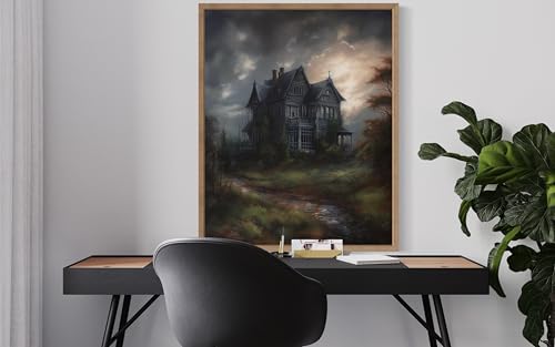Haunted House Poster Art Print