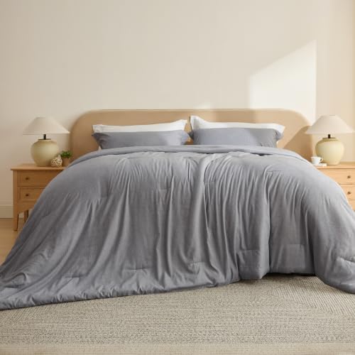 Grey Super King Comforter Set