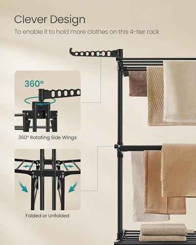 4 Tier Clothes Drying Rack