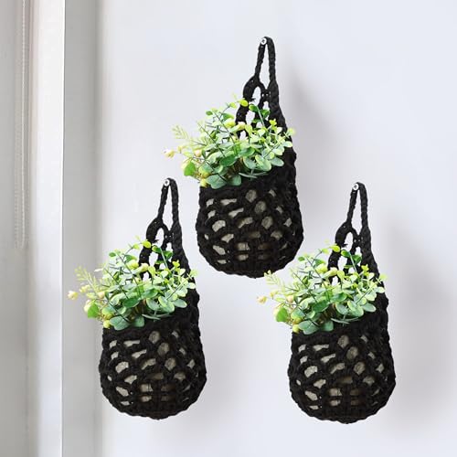 3 Packs Macrame Wall Plant Hanger for 4 in (3 Count)