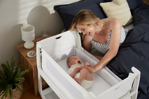SnuzPod 4 Bedside Bassinet with Mattress