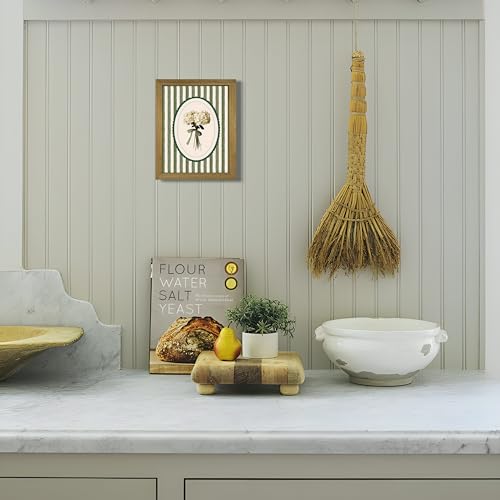Framed White Hydrangea Canvas Wall Art
