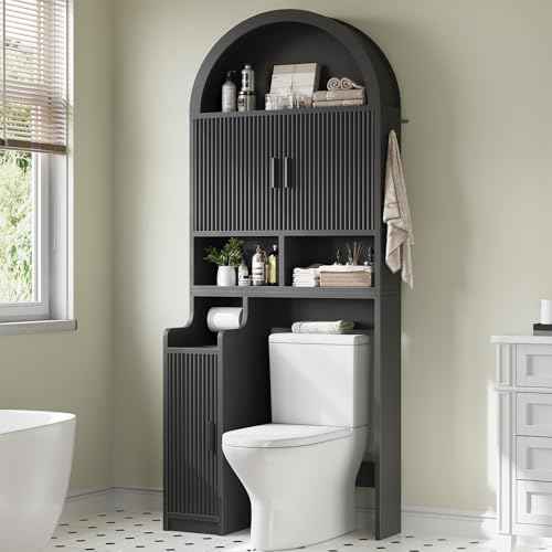 Arched Over The Toilet Storage Cabinet