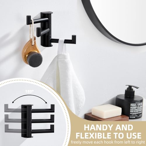 Swivel Towel Hook 3 Arms