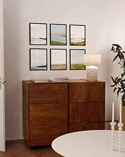 8x10 Black Oak Wood Picture Frames Set of 25 (25 Count)