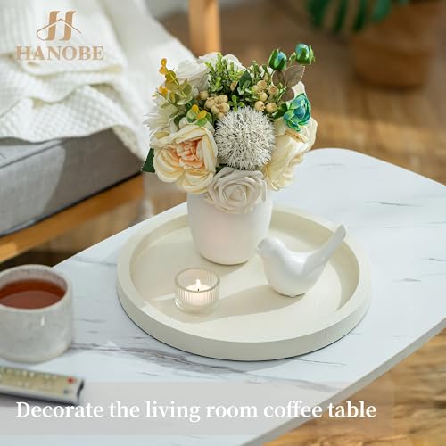 Round Decorative Trays for Modern Coffee Table Decor