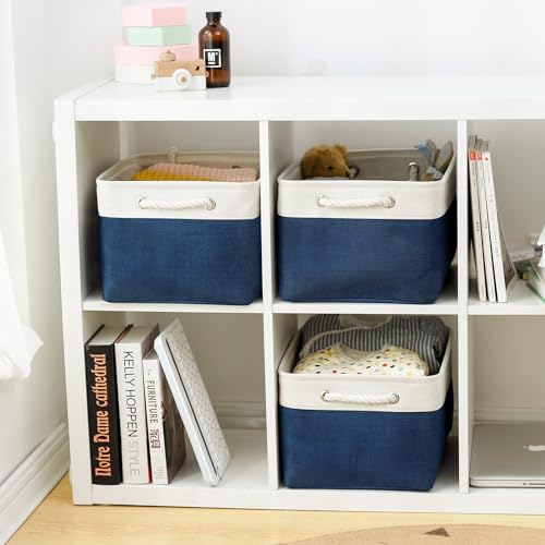 Collapsible Storage Bin for Shelves (3 Count)