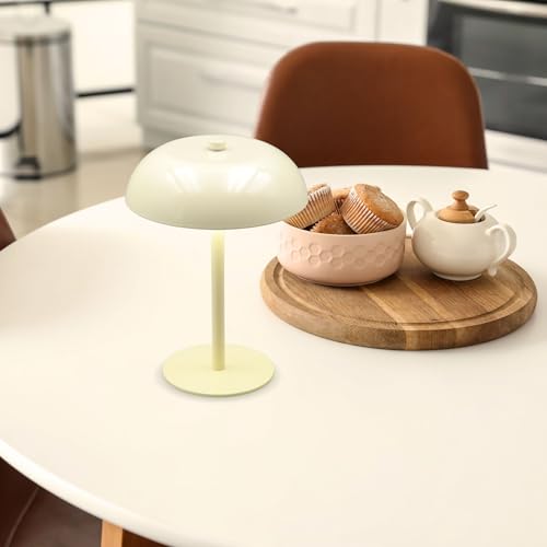 Cordless LED Mushroom Table Lamp