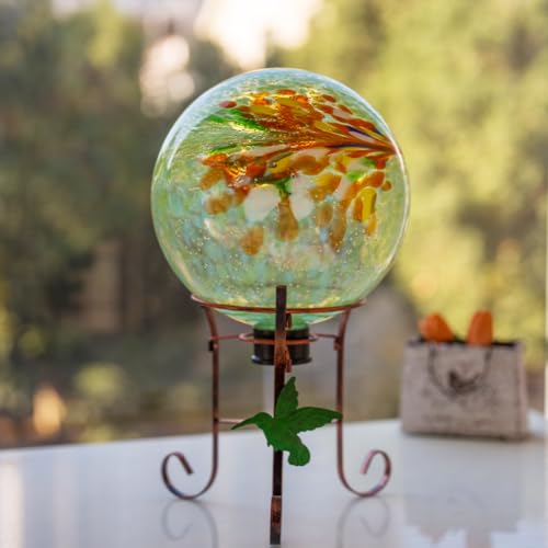 10" Diameter Garden Gazing Balls with Metal Stand