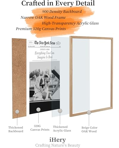 16x20in Everything You Can Imagine Is Real Framed Newspaper Art