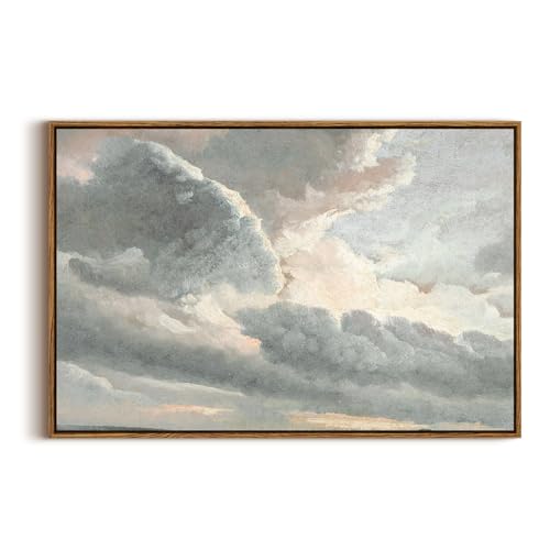 Framed Canvas Wall Art Vintage Decor