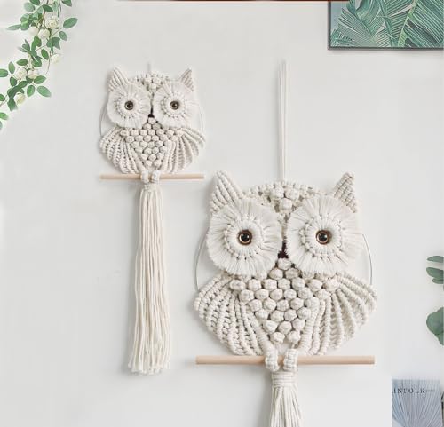 Owl Macrame Wall Hanging