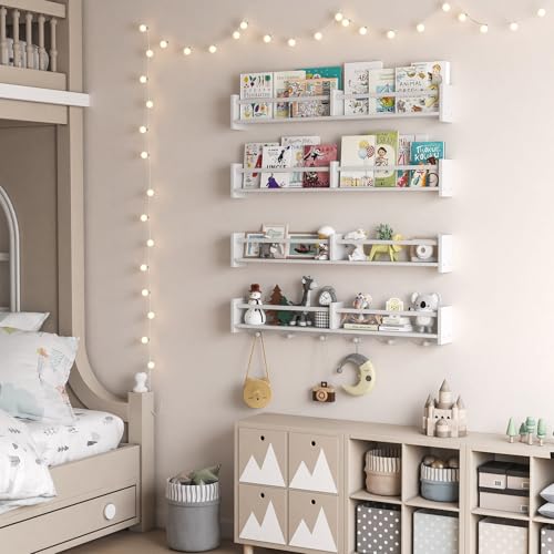 34Inch Nursery Bookshelves (4 Count)