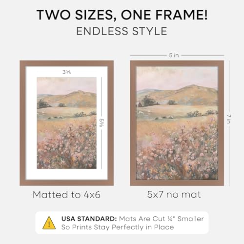 5x7 Mocha Picture Frame