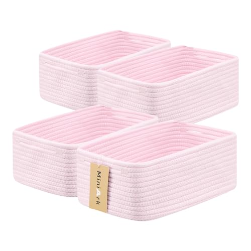 Small Storage Baskets for Organizing (4 Count)