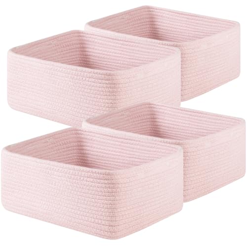 4 Pack 14.17 * 11.02 * 6.3IN Storage Baskets for Organizing Shelves (4 Count)