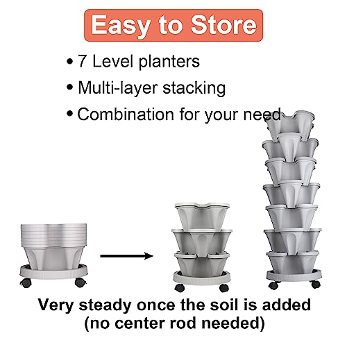 Stackable Vertical Garden Planter (2 Count)