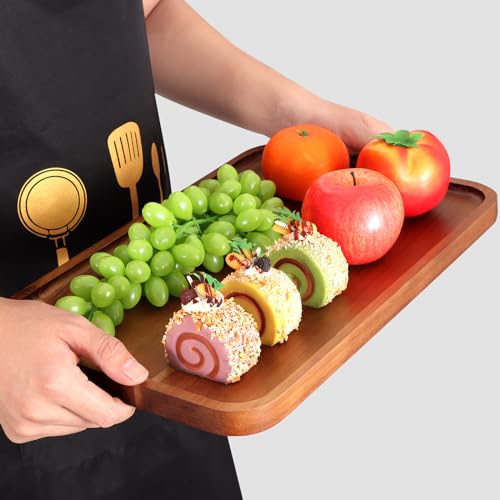 Large Wooden Tray for Party Food Charcuterie Boards Wood Serving Platters