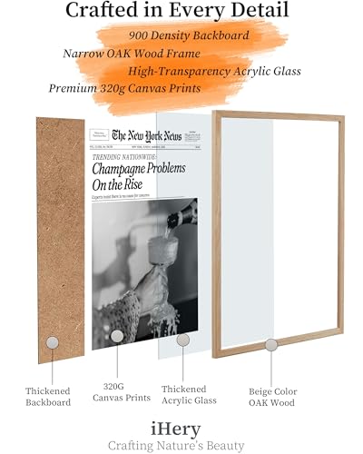 16x20in Champagne Problems on the Rise Framed Newspaper Art