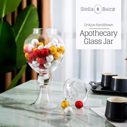 Large Glass Apothecary Jars with Lid