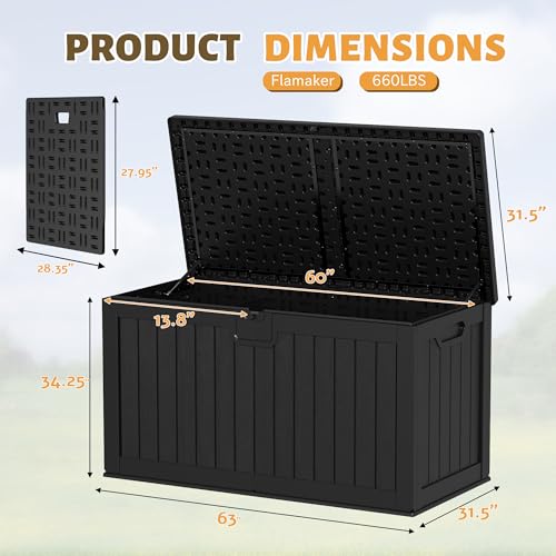 250 Gallon Resin Deck Box