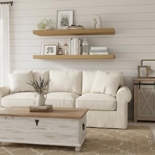 12 Inch Deep Floating Shelves 36” Set of 2 (2 Count)