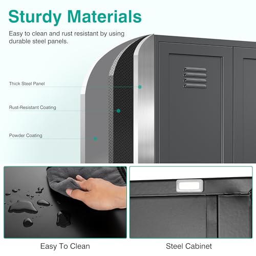 Black Storage Cabinet