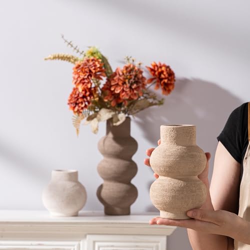Ceramic Vase Home Table Decor (3 Count)