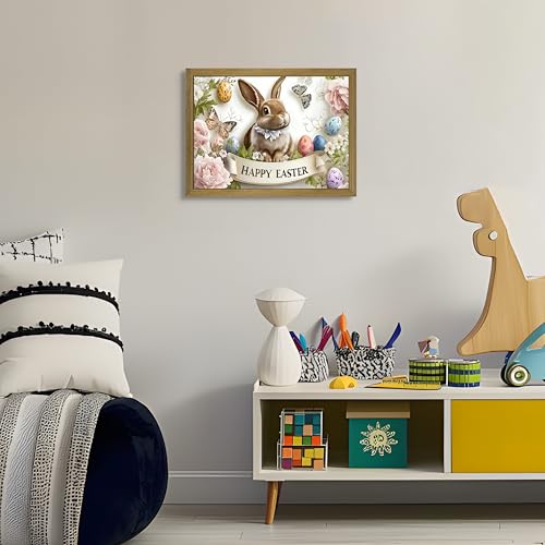 Framed Easter Bunny Wall Art